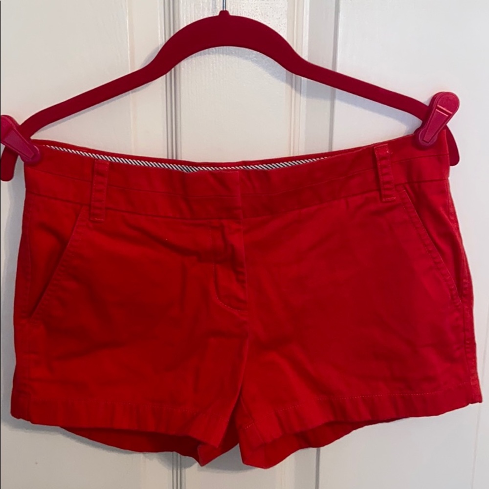 Red JCREW Chino Short